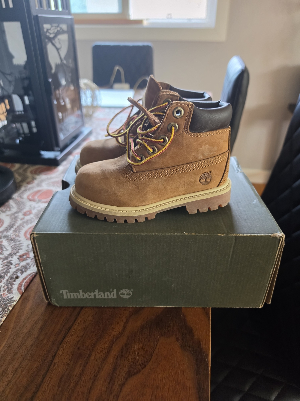 Timberland Kids' Brown Premium Leather Waterproof Boots